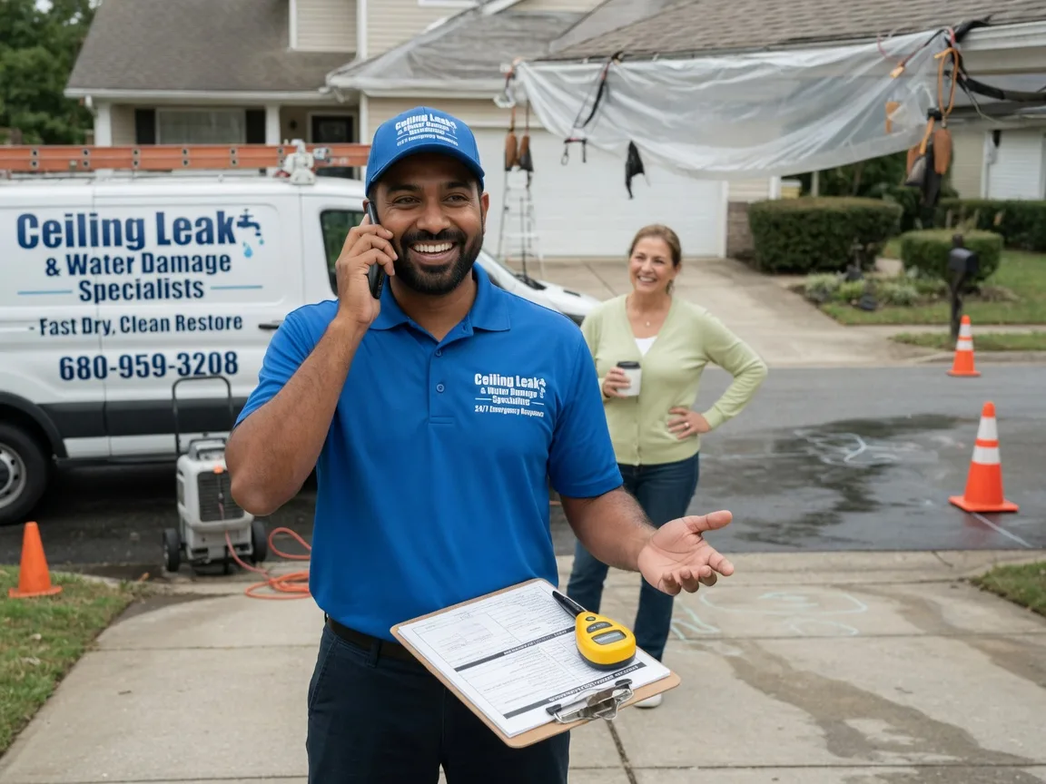Ceiling Leak Cleanup Ace, TX FAQs
